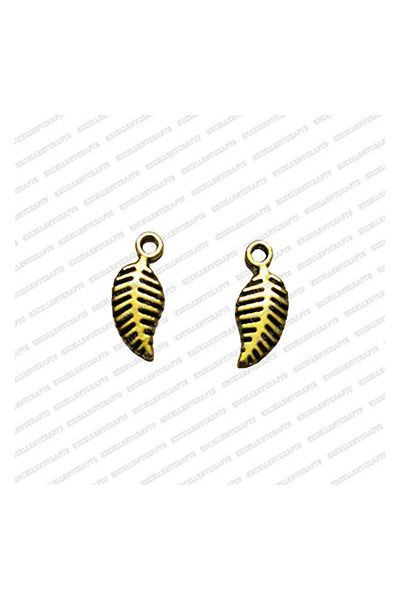 ECMANTCH29-Leaf-Shape-Metal-Antique-Finish-Gold-Charm-Design-13 V1