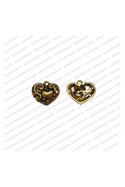 ECMANTCH34-Heart-Shape-Metal-Antique-Finish-Gold-Charm-Design-2 V1