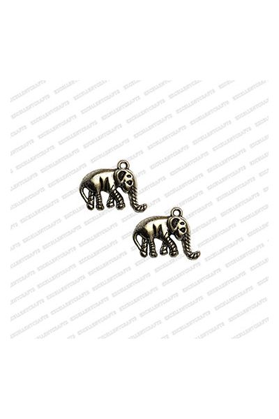 ECMANTCH56-Elephant-Shape-Metal-Antique-Finish-Silver-Charm-Design-10 V1