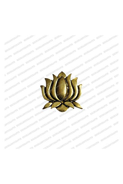 ECMANTPEN82-Lotus-Shape-Metal-Antique-Finish-Gold-Color-Flower-Pendant-Design-1