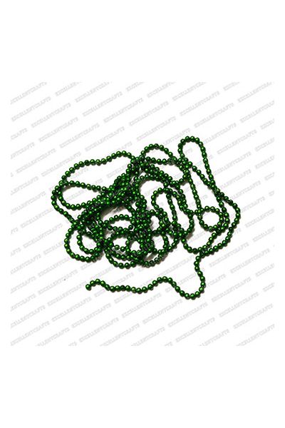 1.5mm Parrot Green Aluminium Ball Chain (Pack of 5 Mtrs)