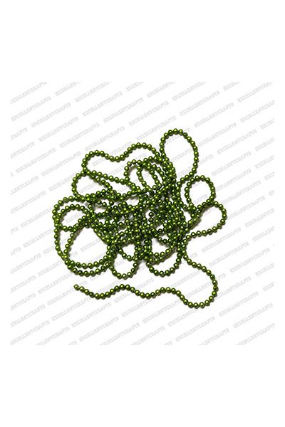 1.5mm Olive Green Aluminium Ball Chain (Pack of 5 Mtrs)