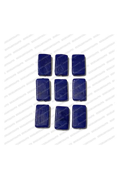 ECMGLBEAD272-14mm-x-24mm-Royal-Blue-Transparent-Rectangle-Shape-Shiny-Glass-Beads