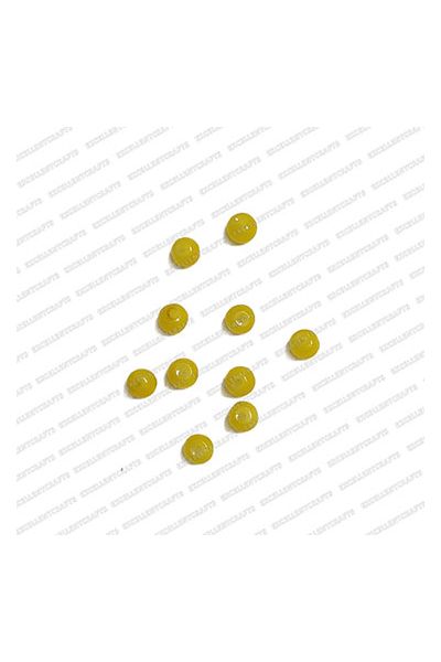ECMGLBEAD46-3mm-Dia-Sunshine-Yellow-Transparent-Round-Shape-Shiny-Glass-Beads