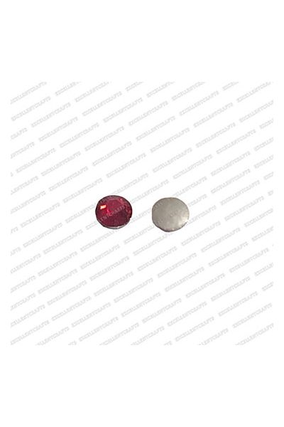 ECMK92-4mm-Dia-Round-Shape-Magenta-Pink-Color-Flat-Crystal-Kundans V1