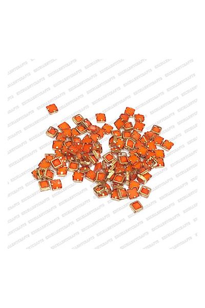 ECMKSTONE36-4mmx4mm-Square-Shape-Light-Orange-Color-Flatback-Crystal-Kundan-Stone