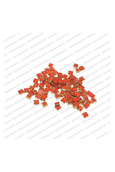 ECMKSTONE38-4mmx4mm-Square-Shape-Dark-Orange-Color-Flatback-Crystal-Kundan-Stone