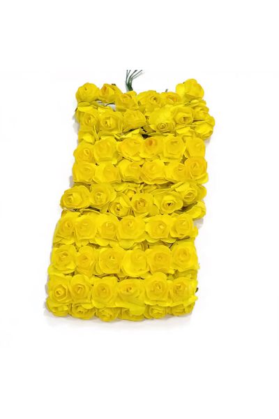 Light Yellow Artificial Paper Flowers