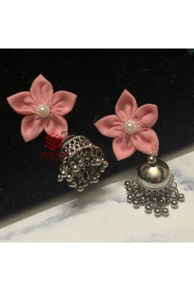 Baby Pink  Color Kusum Earrings