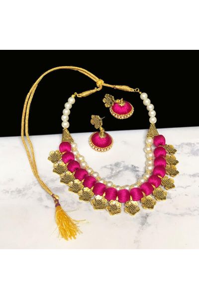 Silk Thread Necklaces - Silk Thread Jewellery - Jewellery Collections