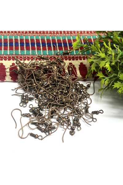 Fish Hooks for Jewellery Making -100Pcs Pack-Copper