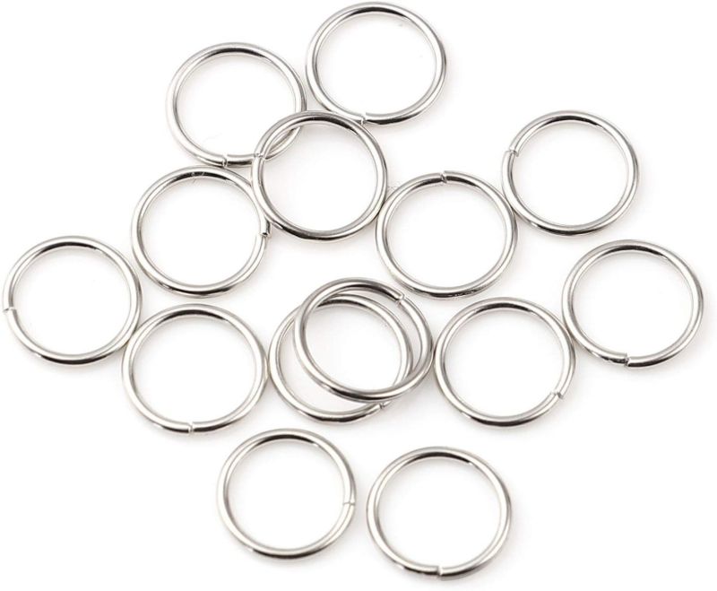 16mm Open Jump Rings -Silver (50Pcs)
