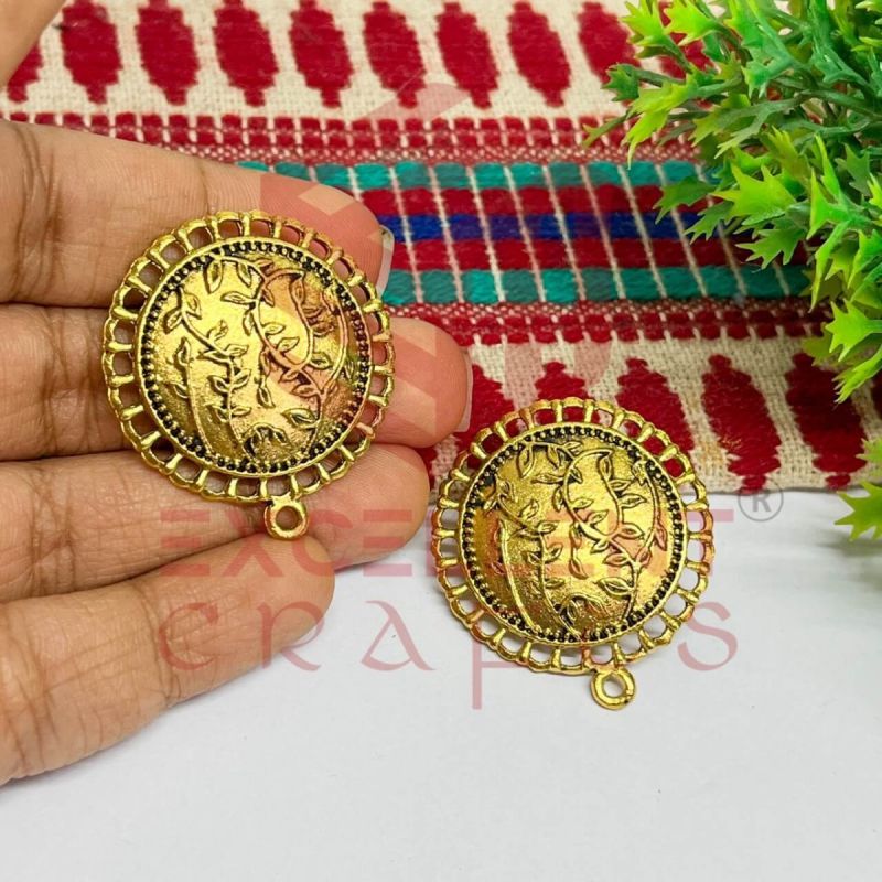 Shield Shape Earring Studs 