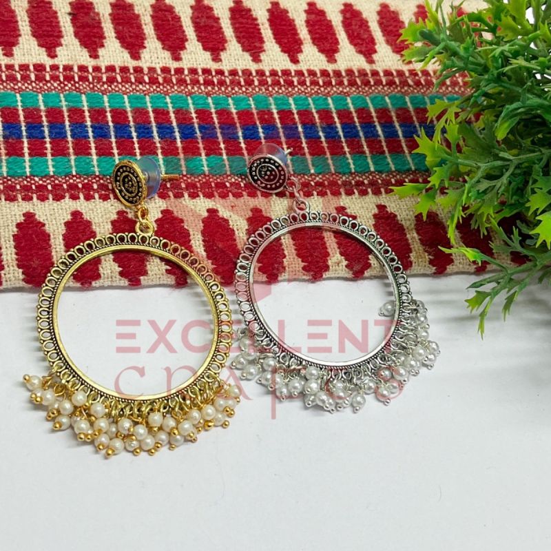 Round Shape Drop Design Loreal Jhumka Earrings |Jumka Earrings | Earrings for Resin Art | Earring Jhumka Bezels 