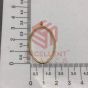 35mm x 20mm Open Back Bezel Oval Shape - Gold