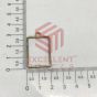 30mm x 20mm Open Back Bezel Small Rectangle Shape - Vintage