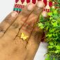 Ball Drop Shape Metal Antique Finish Gold Kolhapuri Charm Design 8