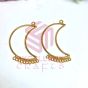 Goddess Lakshmi Metal Antique Finish Gold Color Stud Design 2