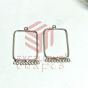 Leaf Shape Metal Antique Finish Gold Color Stud Design 8