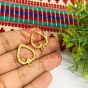 Tunnel Shape Metal Antique Finish Silver Jhumka Base Design 3
