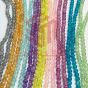 8mm Blue Color Crackle Beads 