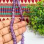 8mm Violet Crackle Beads – 1 Line (80-90 Round Beads) for Bracelet, Necklace, Jewellery Making & DIY Crafts