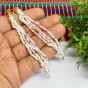 3 Line Seed Beaded Rakhi Bracelet Chain with Extender – For Stone & Resin Bezel Connectors (1 Pc)