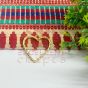 Heart Geometric Texture Pendant Bezel  - 