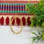 Oval Shape Geometric Texture Pendant Bezel 