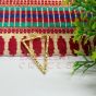 Triangle Geometric Texture Pendant Bezel  - 