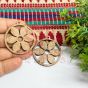 1–1.5 Inch Flower MDF Earring Cutouts – 1 Pair | Wooden Earring Blanks for DIY Jewelry