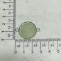 25mm Round Cabochon Tray Blank Connector Bezel – Silver | Resin Art Supply (1 Pc) | Tray Bezel Blanks 2 loops