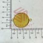 25mm Gold Cabochon Tray Connector – DIY Rakhi, Resin Craft, Photo Bracelet Base | cabochon bezels | Cabochon bezels wholesale