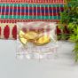 Eye Shape Cabochon Tray Blank Connector - Gold