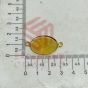 Oval Shape Gold Cabochon Tray Bezel Connector – Resin Craft, Rakhi & Photo Bracelet DIY