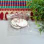 Oval Shape Cabochon Tray Blank Connector - Silver