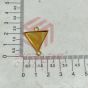 Triangle Shape Gold Cabochon Tray Connector – DIY Resin, Rakhi & Photo Bracelet Base