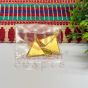 Triangle Shape Gold Cabochon Tray Connector – DIY Resin, Rakhi & Photo Bracelet Base