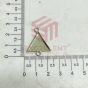Triangle Shape Cabochon Tray Blank Connector – Silver