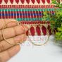 40mm Nose Ring /Nath for Bridal Jewellery Making - Gold  (Pack of 5Pcs )  nose  piercing jewelry