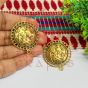 Shield Shape Earring Studs 