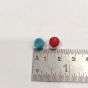8mm Dia Assorted Round Shape Shiny  Acrylic  Beads