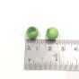 10mm Dia Green Round Shape Shiny  Acrylic  Beads