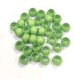 10mm Dia Green Round Shape Shiny  Acrylic  Beads