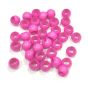 10mm Dia Pink Round Shape Shiny  Acrylic  Beads