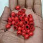 10mm Dia Red Round Shape Shiny  Acrylic  Beads