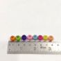 10mm Dia Assorted Round Shape Shiny  Acrylic  Beads