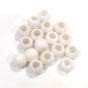 12mm Dia White Round Shape Shiny  Acrylic  Beads