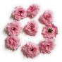 4cm Baby Pink Rose Fabric Artificial Flowers - 10pcs Set | Elegant Craft & Decor