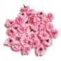 4cm Baby Pink Rose Fabric Artificial Flowers - 10pcs Set | Elegant Craft & Decor